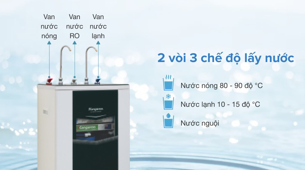 Chế Độ Lấy lước của máy lọc nước KANGAROO KG10A3