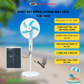Quạt năng lượng Honjianda HJD 3816