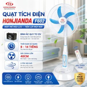Quạt tích điện Honjianda HJD-FL602