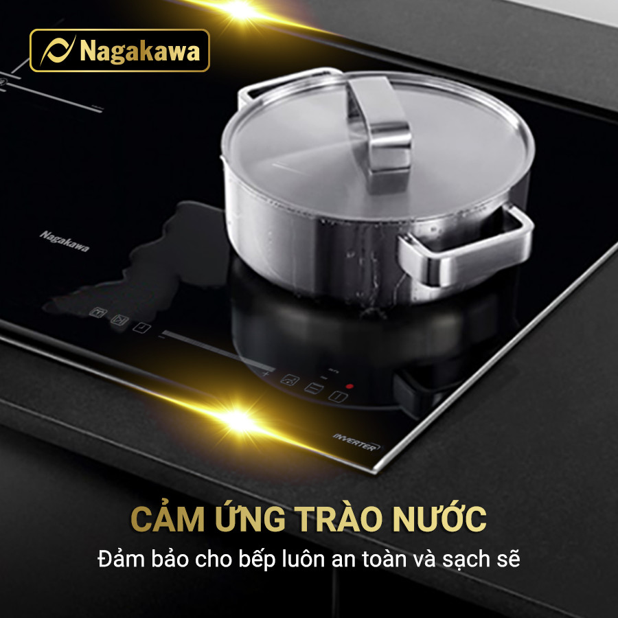 bếp điện từ,bếp từ đôi,bếp từ đôi nagakawa,bếp điện từ đôi nagakawa, bếp từ, bếp điện nagakawa, bếp từ nagakawa nag1214m bảo hành 5 năm tại nhà, model nag1214m, Bếp từ sản xuất tại malaysia