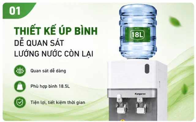 cây nước nóng lạnh kangaroo kg35A2