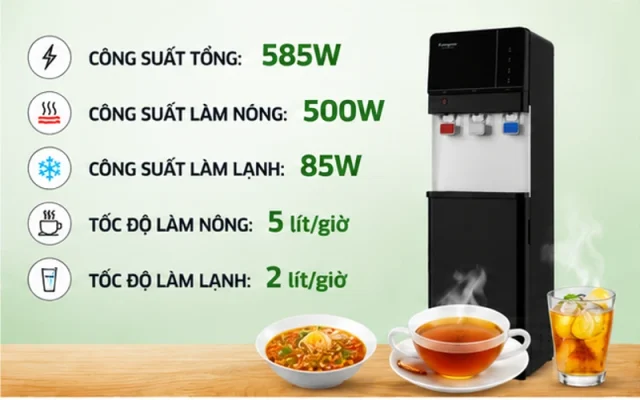 máy nước nóng lạnh kangaroo kg64a3