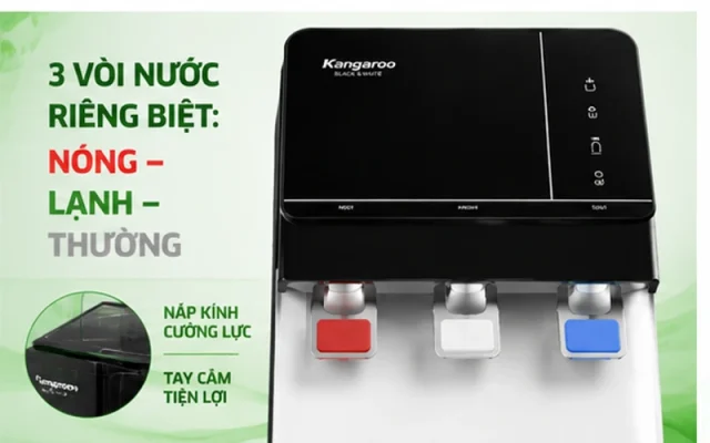 cây nước nóng lạnh hút bình kangaroo kg64a3