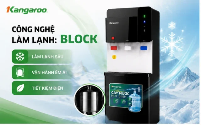cây nước nóng lạnh kangaroo bình âm