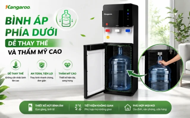 cây nước nóng lạnh kangaroo KG699A3