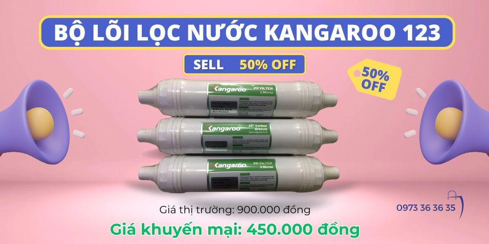 lõi lọc nước kangaroo, thay lõi lọc nước kangaroo, giá lõi lọc nước kangaroo, lõi lọc kangaroo, lõi lọc ro kangaroo