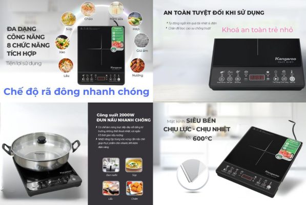 tính năng của bếp từ kangaroo kg18ic1