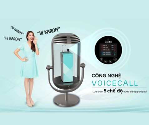 công nghệ voice call mới trên máy lọc karofi thông minh