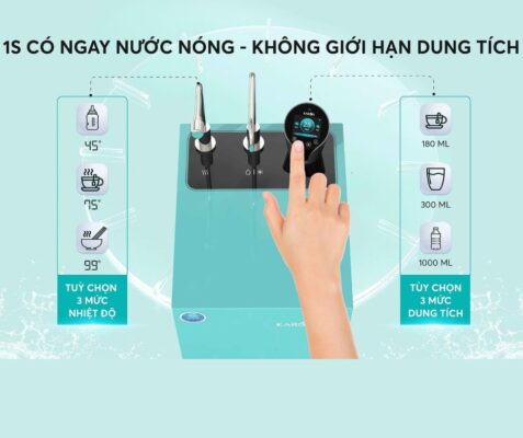 cách dùng voice call trên máy lọc karofi thông minh