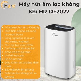 Máy hút ẩm lọc không khí Hare HR-DF2027