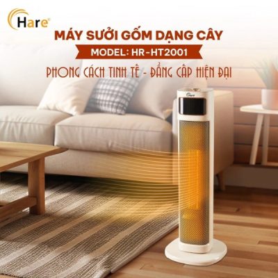 kiểu dáng của máy sưởi gốm Hare HR-HT2001