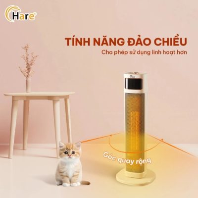 Đảo chiều rộng của máy sưởi gốm Hare HR-HT2001