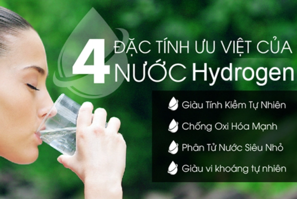 đặc tính của nước uống hydrogen