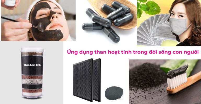 ứng dụng than hoạt tính trong đời sống con người hàng ngày