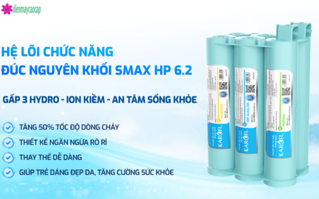 lõi chức năng củaMáy Lọc Nước Nóng Lạnh Karofi 