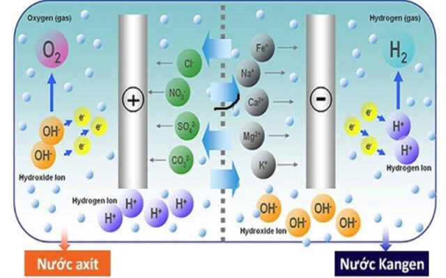 công nghệ lọc nước điện phân không có màng ngăn trao đổi ion