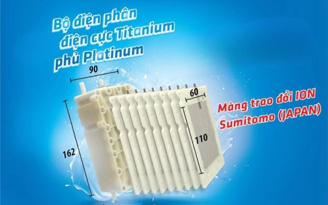 công nghệ lọc nước điện phân cực tan và cực không tan