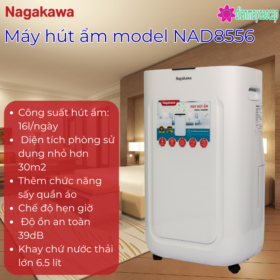 Máy hút ẩm không khí Nagakawa NAD8556