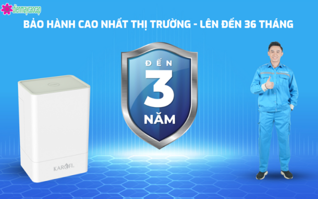 thời gian bảo hành của máy lọc nước để gầm karofi kaq-u65