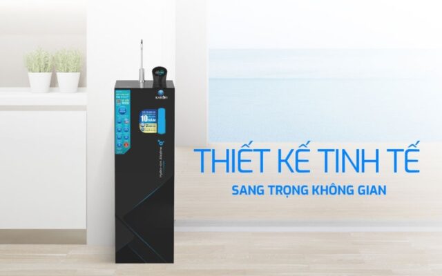 thiết kế hiện đại của Máy lọc nước ion kiềm Karofi KAE-S68