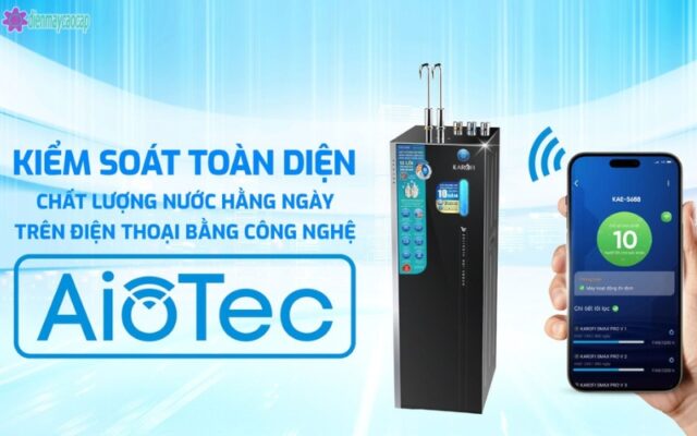 công nghệ aiotec của máy lọc nước ion kiềm Karofi KAE-S688