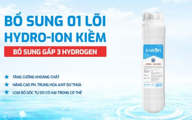 lõi hydrogen ion kiềm của máy karofi ion kiềm kae-s68