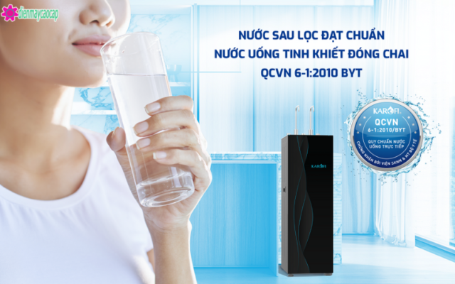 đạt chứng nhận nước uống trực tiếp của bộ y tế