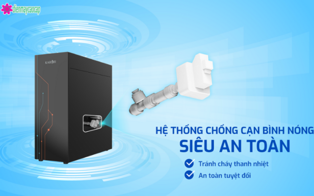 tính năng an toàn của Máy nóng lạnh Karofi t90