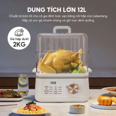 dung tích của nồi hấp điện đa năng Lebenlang LBEL5030