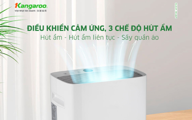 chế độ sấy quần áo của Máy hút ẩm không khí Kangaroo KGDH35