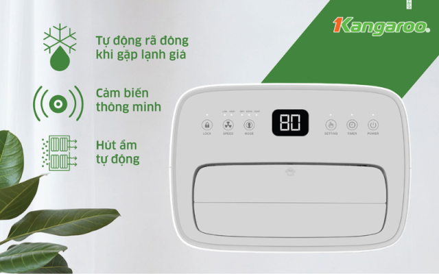 tính năng rã đông của Máy hút ẩm không khí Kangaroo KGDH25