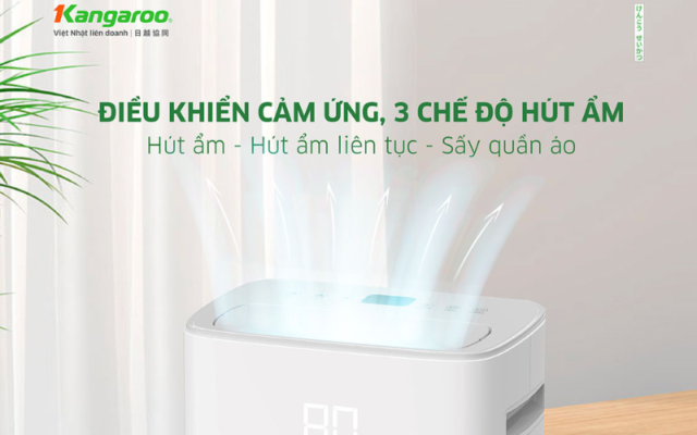 chế độ hoạt động của Máy hút ẩm không khí Kangaroo KGDH25