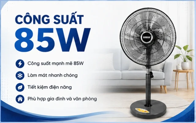 quạt cây điều khiển Korichi KRC-6319