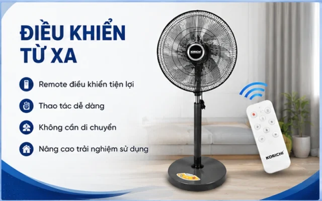 quạt đứng Korichi KRC-6319