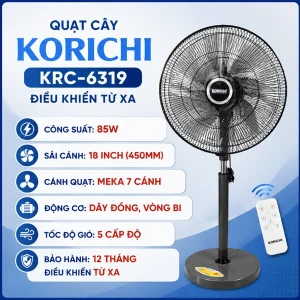 Quạt cây điều khiển từ xa Korichi KRC-6319