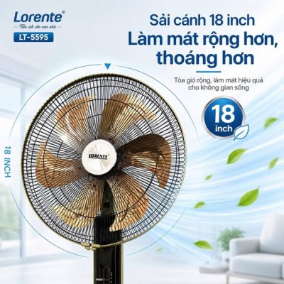 Quạt cây có điều khiển từ xa Lorente LT5595