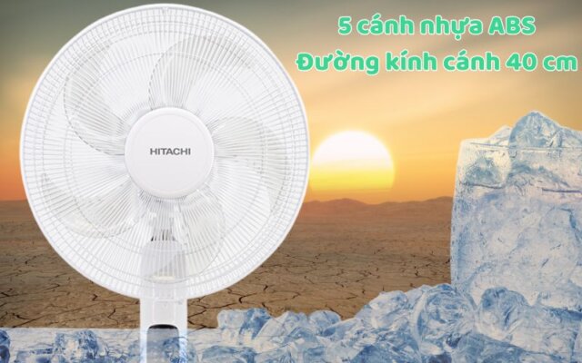 quạt cây điều khiển từ xa Hitachi LF-A6RC