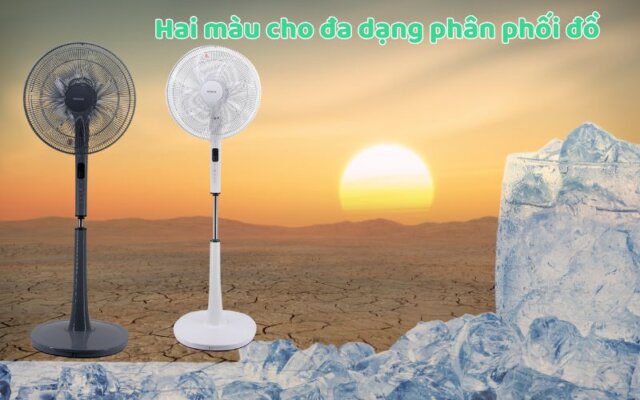 Quạt cây điều khiển từ xa Hitachi LF-D6RC