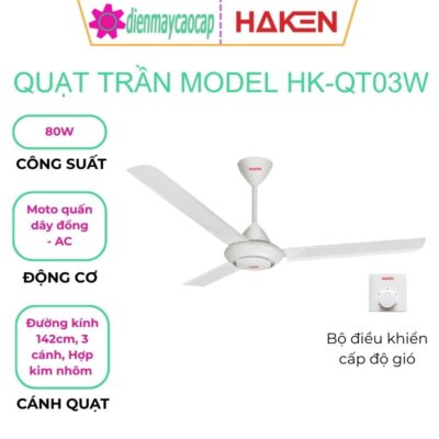 quạt trần 3 cánh HAKEN