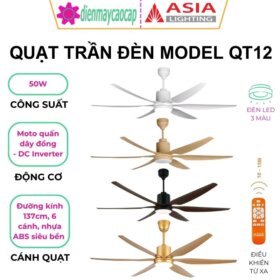 Quạt trần đèn Asia QT12