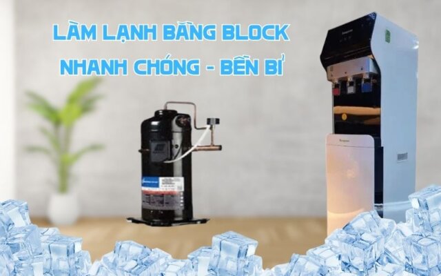 cây lọc nước nóng lạnh 3 vòi Kangaroo KG62A3