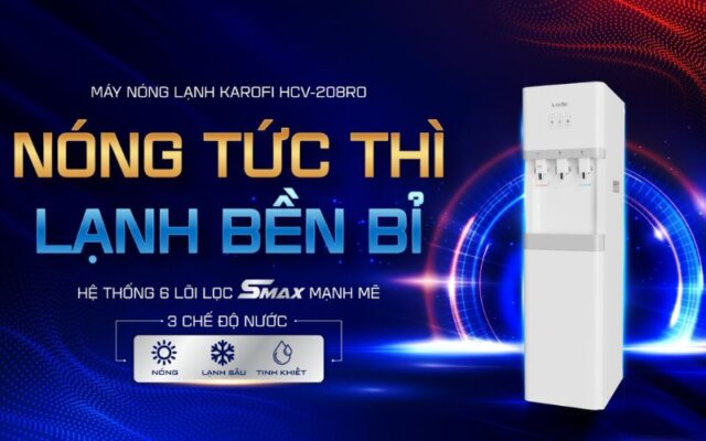 máy lọc nước 6 cấp Karofi HCV208 Pro