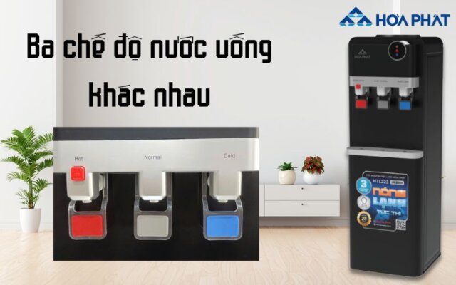 Cây nước nóng lạnh bình úp Hòa Phát HTL223