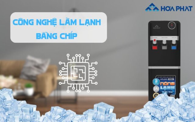 cây nước nóng lạnh úp bình Hòa Phát HTL223