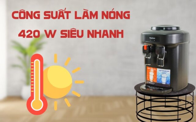 Cây nước nóng lạnh mini để bàn Nagakawa NAG1107