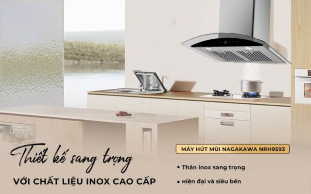 Máy hút mùi nhà bếp Nagakawa NRH9593