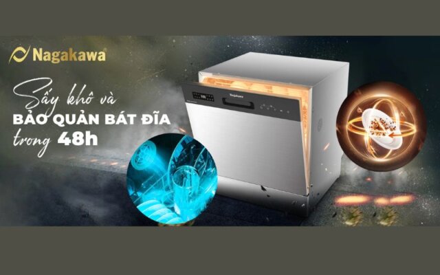 Máy rửa bát gia đình Nagakawa NK10D01M