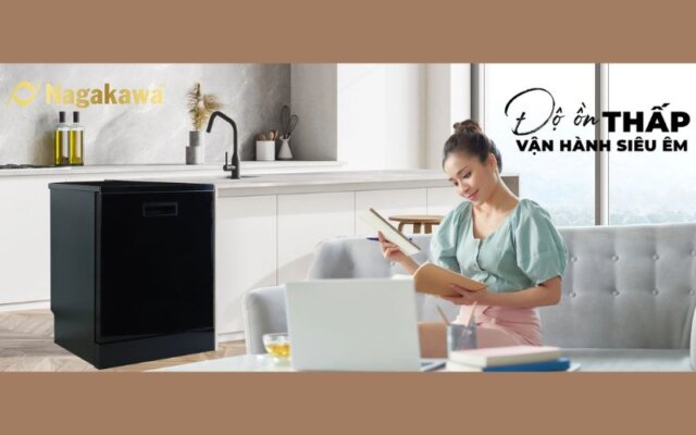 máy rửa bát cao 70cm