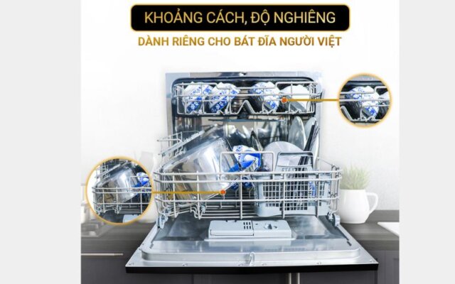 Máy rửa bát 8 bộ Nagakawa NK8D01M