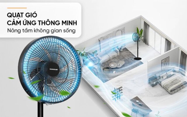 quạt cây 8 cánh Sunhouse SHD7346